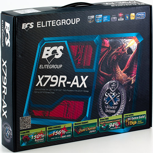 Системная плата ECS X79R-AX Deluxe, коробка