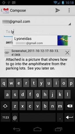 Электронная почта в Android 4.0