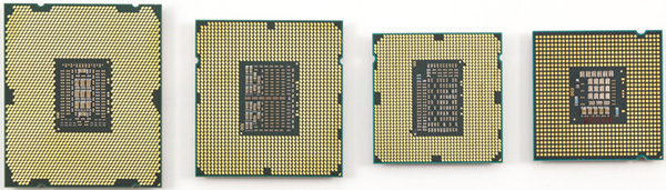 Новый и старые процессоры снизу